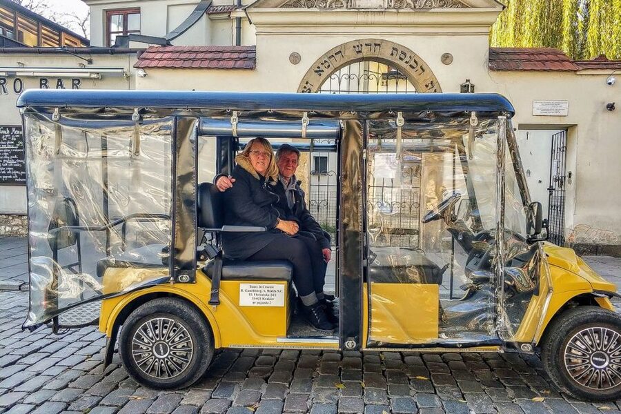 Krakow: Kazimierz by Golf Cart and Schindler's Factory Tour - From Jewish Kazimierz to its Christian quarter
