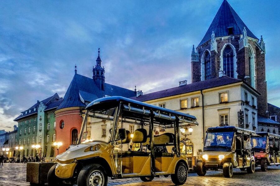 Krakow: Old Town, Ghetto, and Kazimierz Golf Cart Tour - Krakow in 150 minutes, without the long walk
