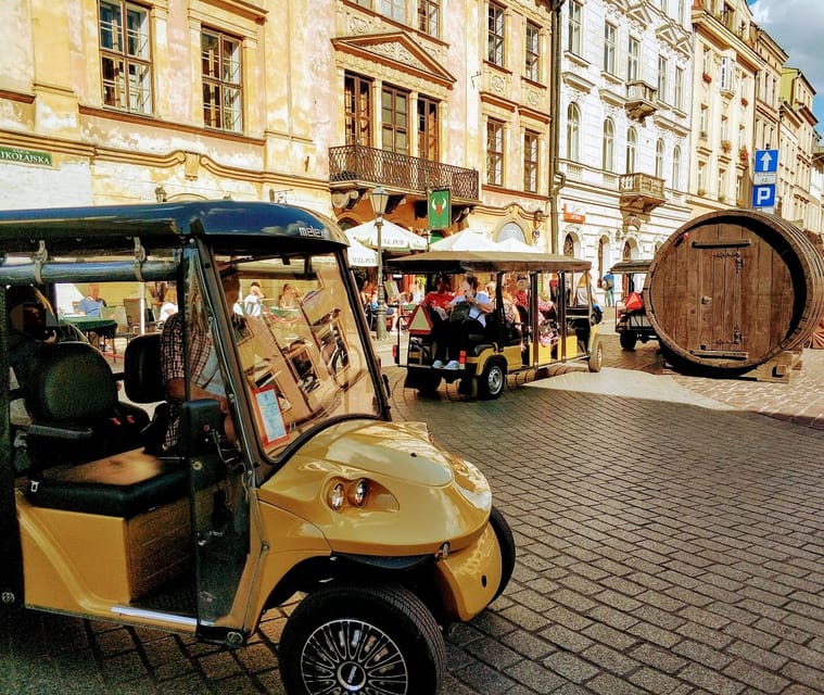 Krakow: Old Town Sightseeing Tour by Electric Golf Cart - What the 50-minute ride is really for