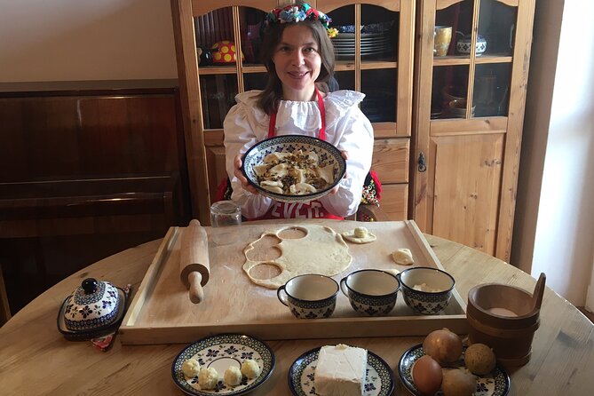 Krakow Pierogi Cooking Class with Market Visit & Home-Cooked Meal - Taking public transport to a Polish home