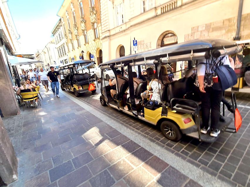 Krakow: Private Panoramic Tour by Golf Cart with Audio Guide - Key points at a glance