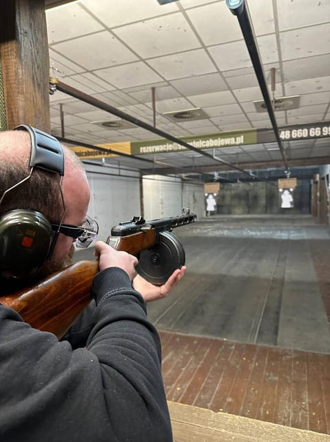 Krakow: Shooting Range Experience with Hotel Pickup - Getting signed in and fitted with safety gear