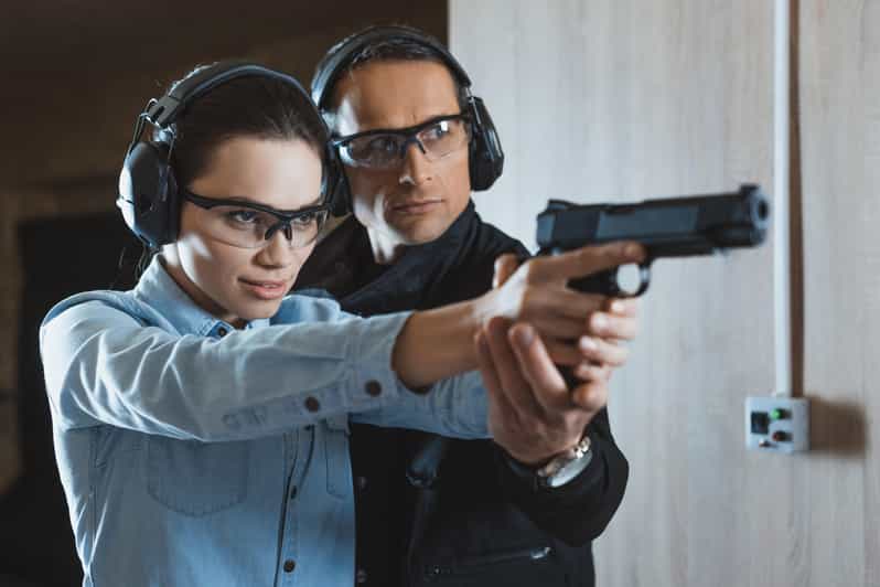 Krakow: Shooting Range & Hotel Transfers - Soldier 25 Shots - Three firearms, one compact Krakow outing