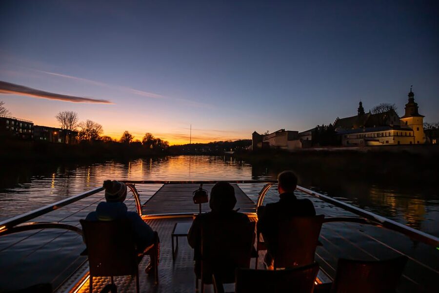 Krakow: Sightseeing Cruise on Vistula River with Audio Guide - Manggha Centre and Father Bernatek’s Bridge