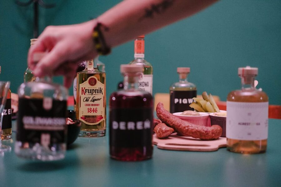 Krakow: Vodka Tasting in Hidden Bar - Polish snacks that make the alcohol easier to enjoy