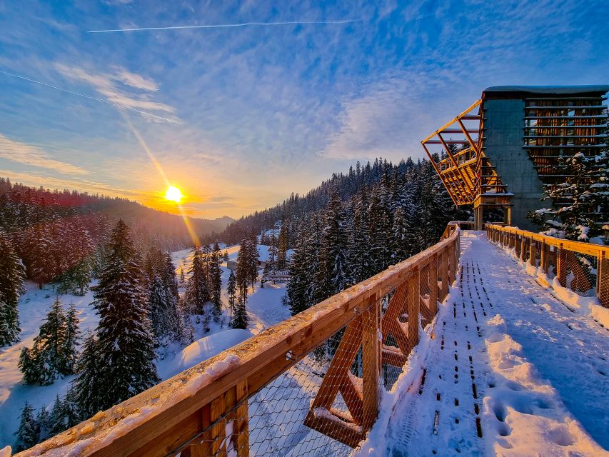 Krakow: Zakopane, Thermal Baths and Gorce Park Treetop Walk - Leaving Krakow in a small van
