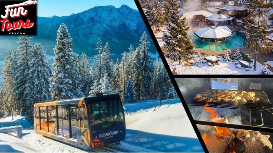 KRAKOW ZAKOPANE TOUR CABLE CAR THERMAL BATHS & HOTEL PICKUP - Leaving Krakow for the Podhale region