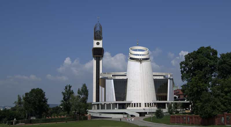 Łagiewniki-Sanctuary of Divine Mercy and John Paul II - The Observation Tower and views over Łagiewniki
