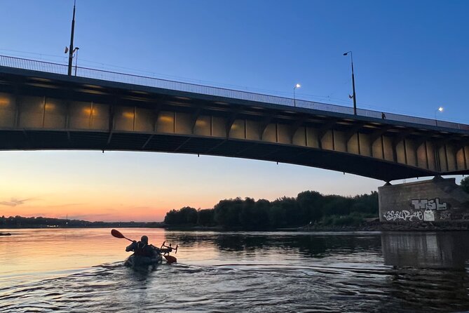 Packrafting / Kayaking Vistula River, Warsaw - Poniatowski Bridge and the rhythm of the river