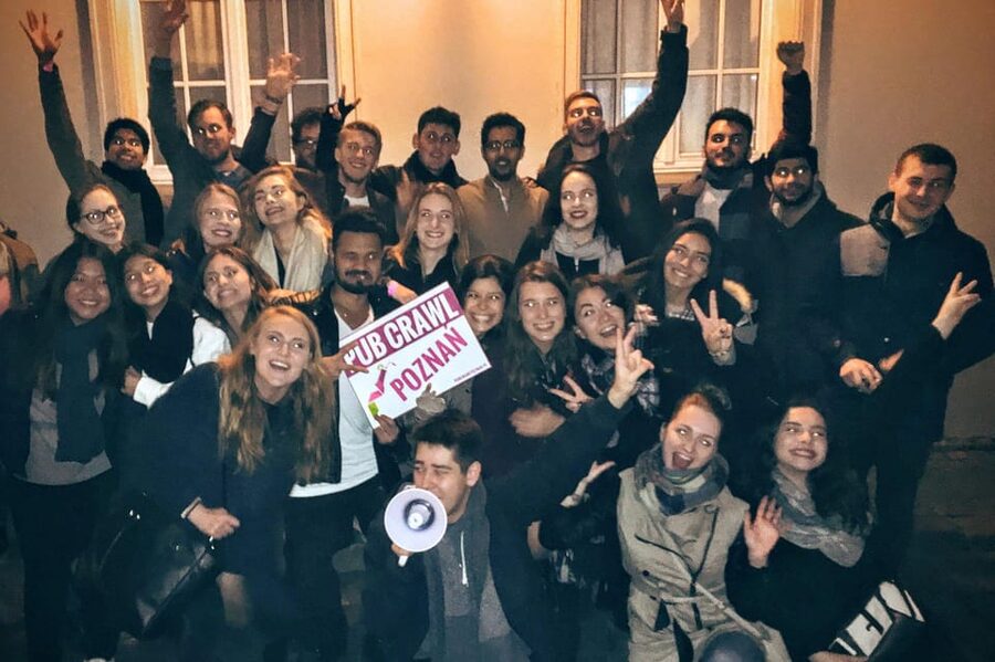 Poznan: Pub Crawl with Free Club Entry - Three bars, three chances to join the group