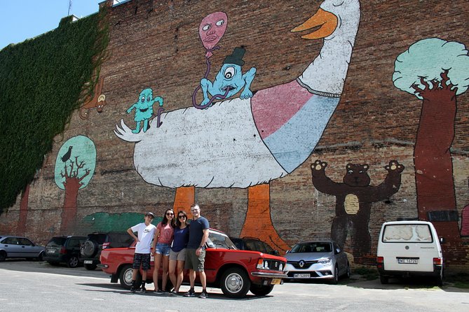 Private Historical Tour of Warsaw by a Retro Fiat with Pickup - The Ghetto Wall Fragment and Warsaw’s Missing Neighborhoods
