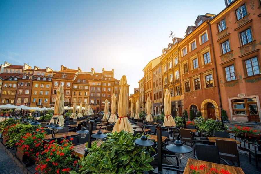 Private Warsaw City Tour - Old Town shows Warsaw rebuilt with care