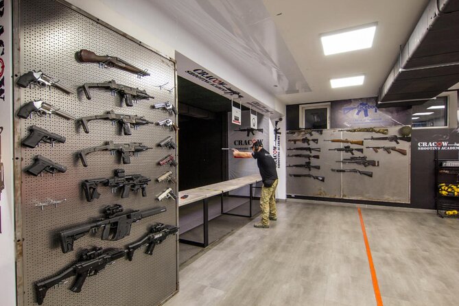 Shooting Range: Best value shooting package with hotel pickup - What the Krakow Shooting Package Includes
