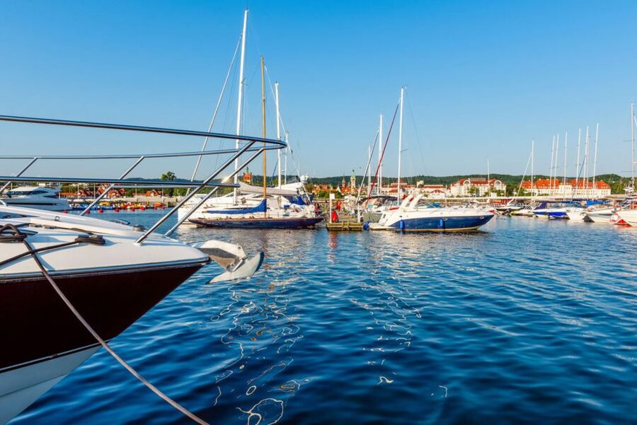 Sopot: Sunset Yachting Experience - Leaving Gdansk for Sopot Marina