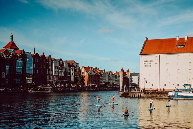 SUP Private Tour in Motlawa River - Długie Pobrzeże introduces the old Hanseatic port