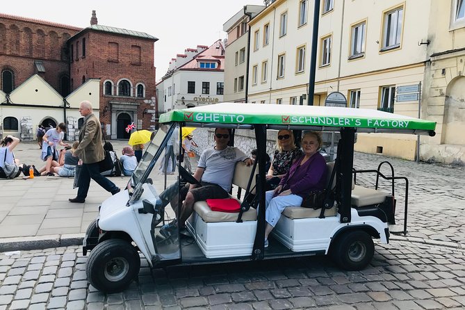 The best view of Krakow from Golf Cars - Wawel Hill and the dragon by the Vistula