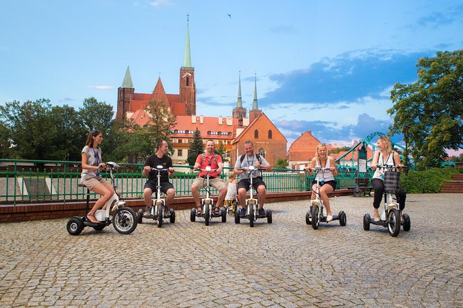 The Grand E-Scooter (3 wheeler) Tour of Wroclaw - everyday tour at 9:30 am - Key points before you book