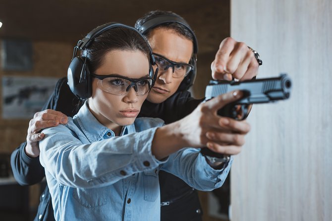 Top Shooting Experience in Krakow with Hotel Transfers - At the range, an English-speaking instructor takes over