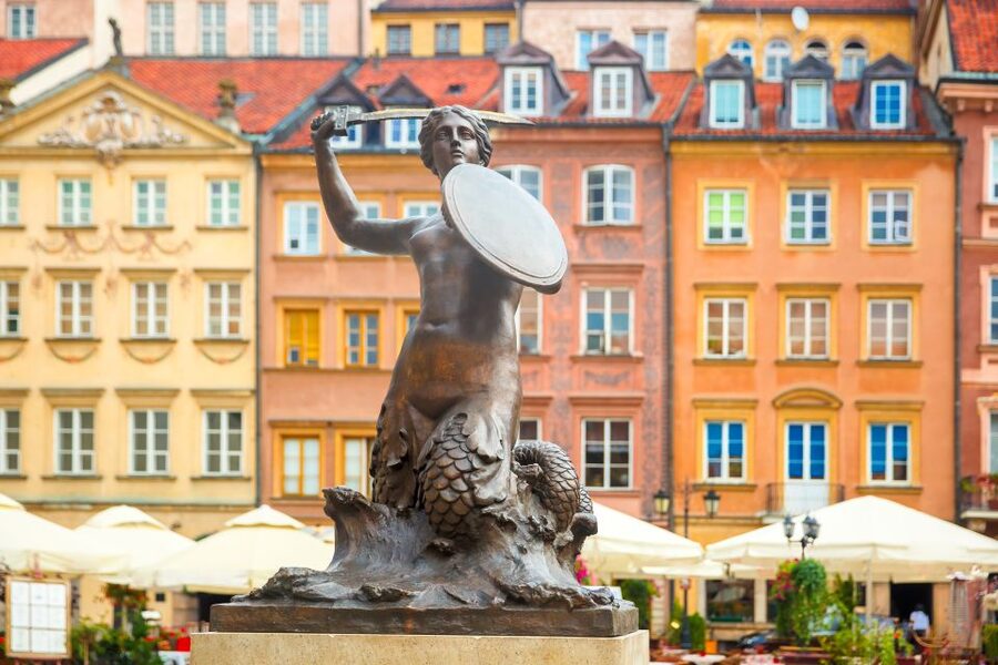 Warsaw: Afternoon Public City Tour with Pickup and Drop-off - What the walking and coach balance feels like