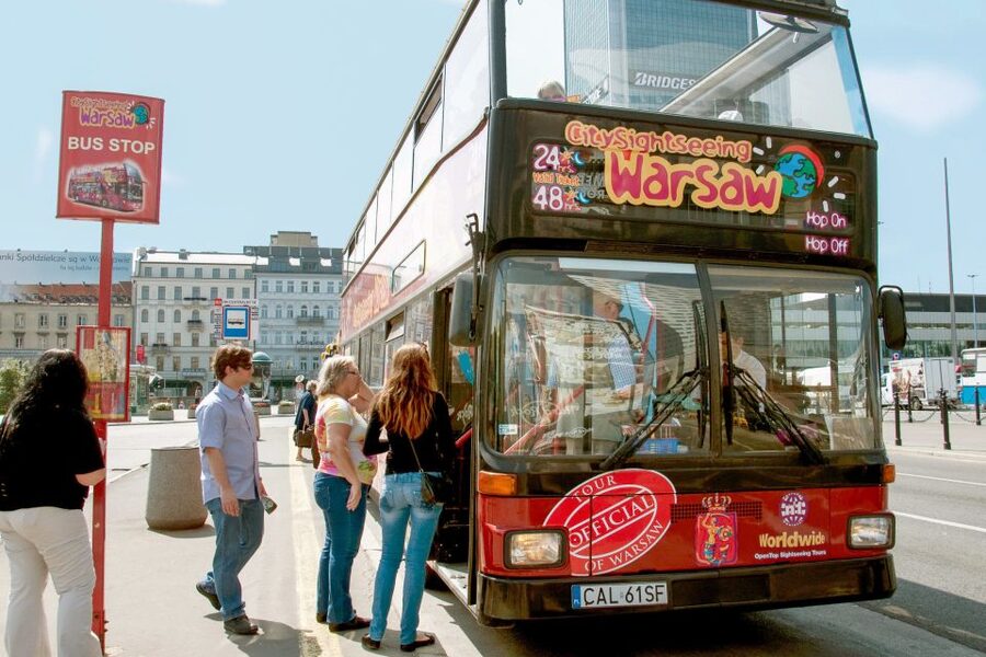 Warsaw: City Sightseeing Hop-On Hop-Off Bus Tour - Starting at the Palace of Culture and Science