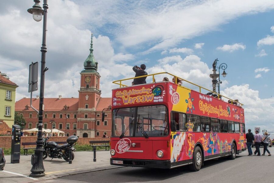 Warsaw: City Sightseeing Hop-On Hop-Off Bus Tour - Blue Route: museums, Chopin, and Łazienki