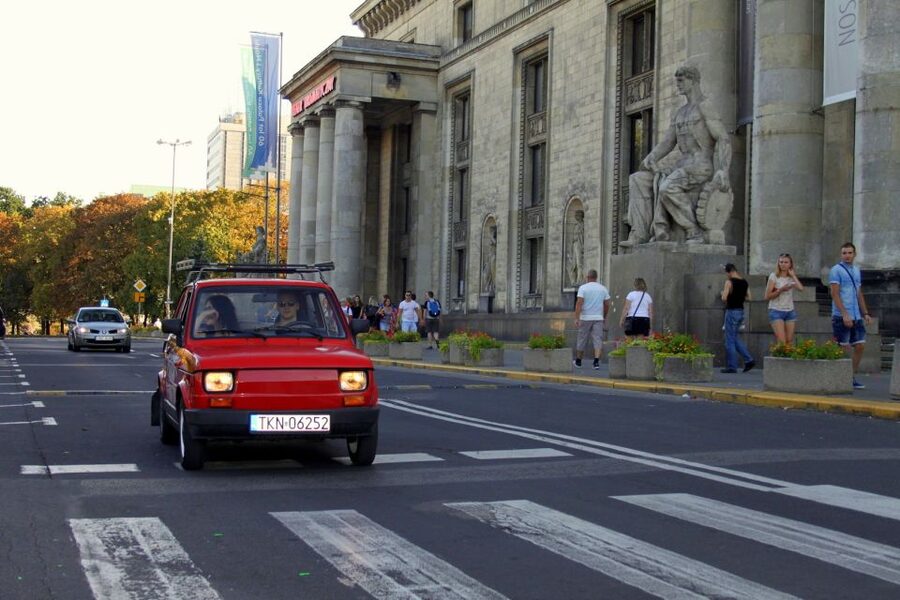 Warsaw: Communist History Self-Driving Tour - Constitution Square and the planned city of the communist era