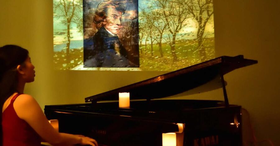 Warsaw Concert: Chopin – Painted by Candlelights with Wine - Candlelight, photographs, and the visual show