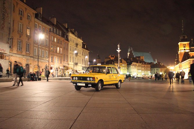 Warsaw Evening Private Tour by Retro Fiat - Market Square and the symbols of Warsaw