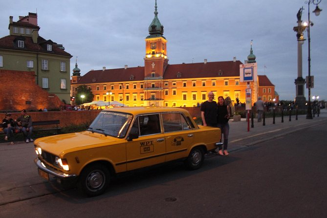 Warsaw Evening Private Tour by Retro Fiat - Old Town at night, from royal power to city legends