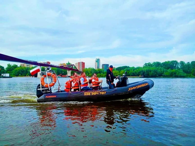 Warsaw: Explore the Vistula on Its Longest Speedboat Route - Leaving Czerniakowski Port and reaching the first bridges