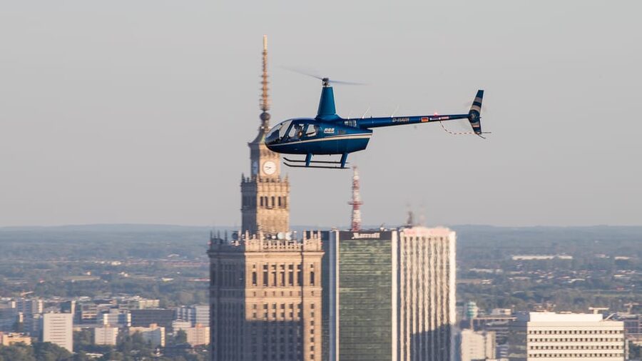 Warsaw: Helicopter Private Tour - A private group of three makes a difference