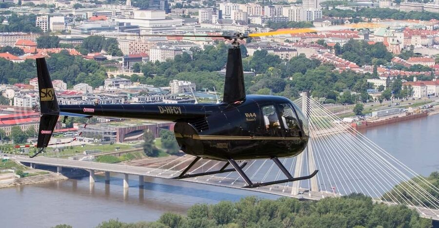 Warsaw: Helicopter Private Tour - Leaving your hotel for Konstancin-Jeziorna