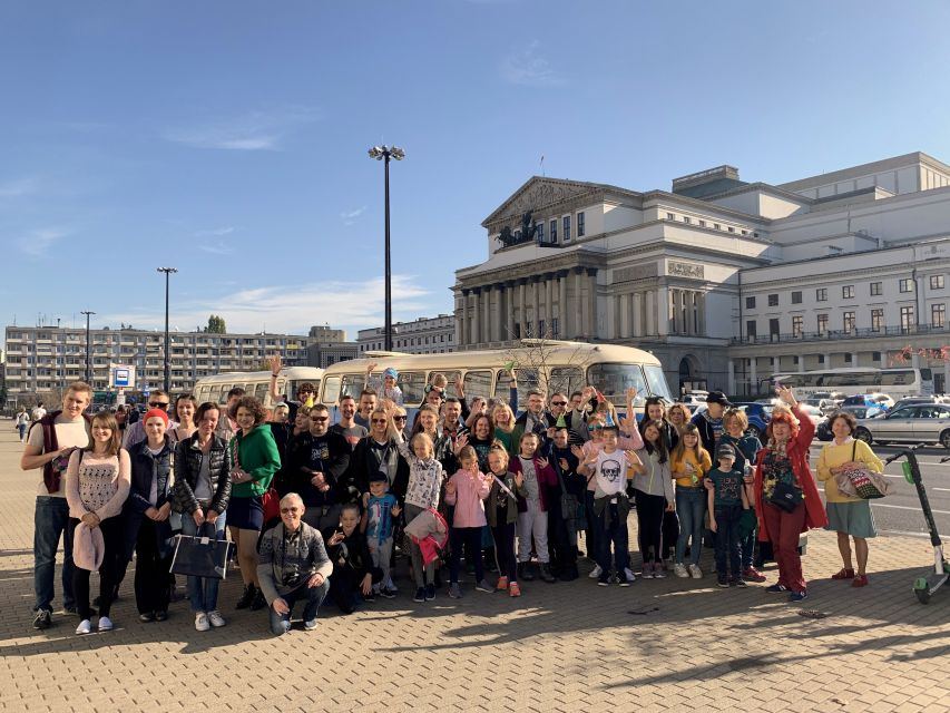 Warsaw: Highlights Guided Retro Bus Tour - What $41 buys you