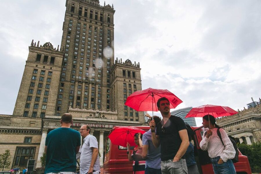 Warsaw: Private Communism Tour with Hotel Pickup - Constitution Square and socialist city planning