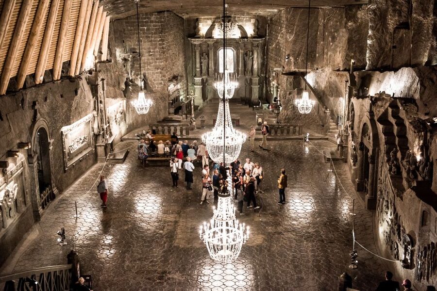 Wieliczka Salt Mine Tour Including Hotel Pick-Up - Returning to the surface by a working mine elevator
