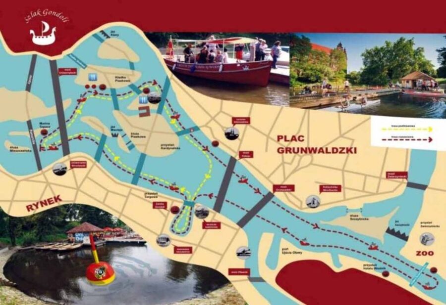 Wroclaw: Old City Walk and Cruise with Small Gondola - A short stop on the walking promenade