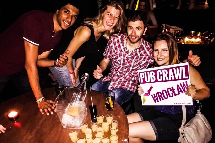 Wroclaw Pub Crawl with Free Drinks - Four or five stops before the final club