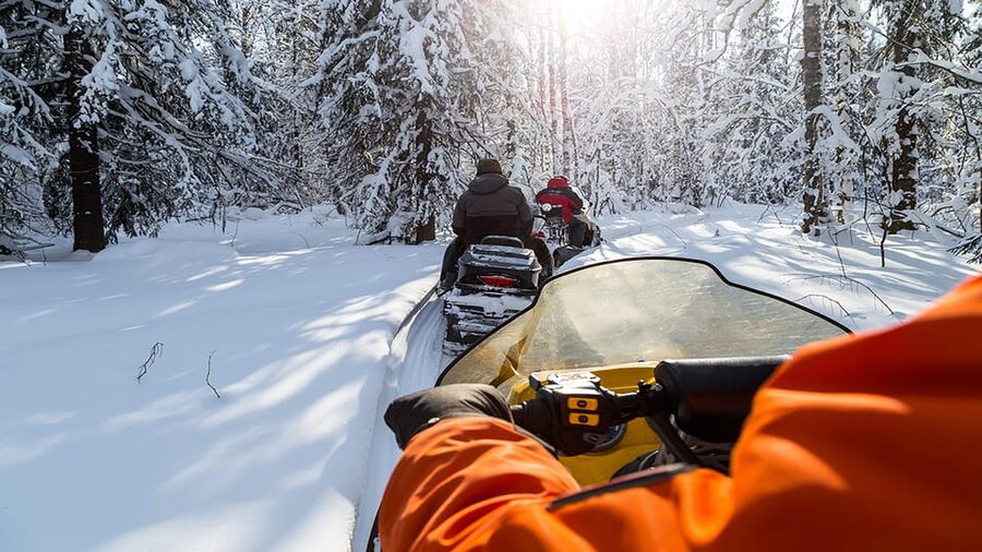 Zakopane: Extreme Snowmobile Ride with Bonfire and Transfers - The main ride through Witów