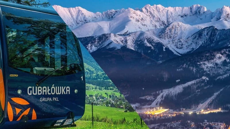 Zakopane Tour with Thermal Baths – Day Trip from Krakow - Riding the cable car to Gubałówka